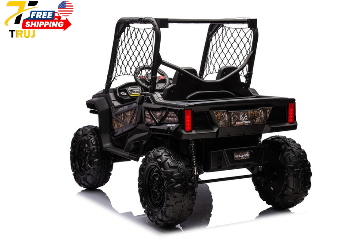 24V Realtree Camo UTV Battery Operated Ride On Toy Remote Age 3+ Realistic NEW