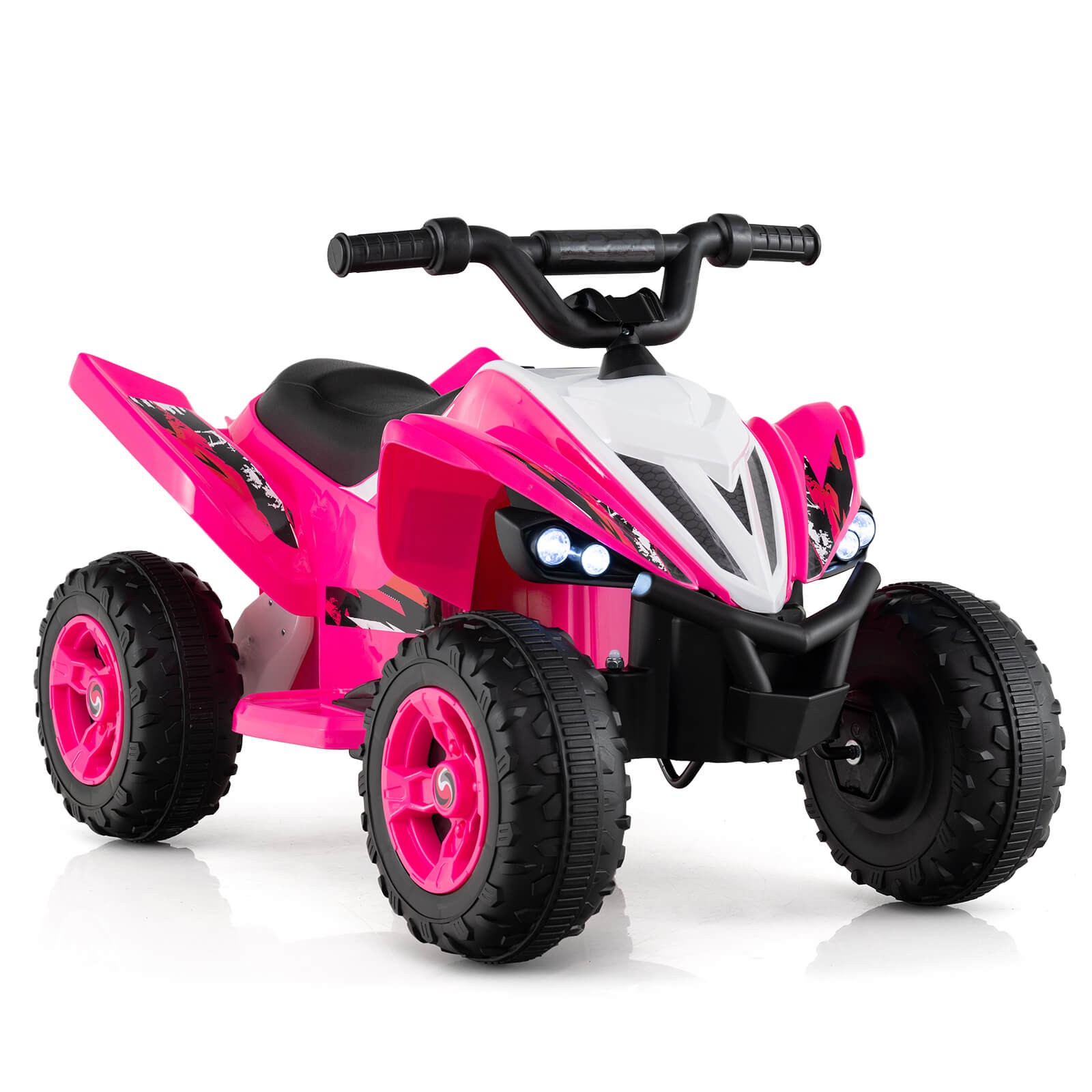 12V Quad 4 Wheeler Ride on Toy w/ Music, Light, USB Port, Wireless Connection