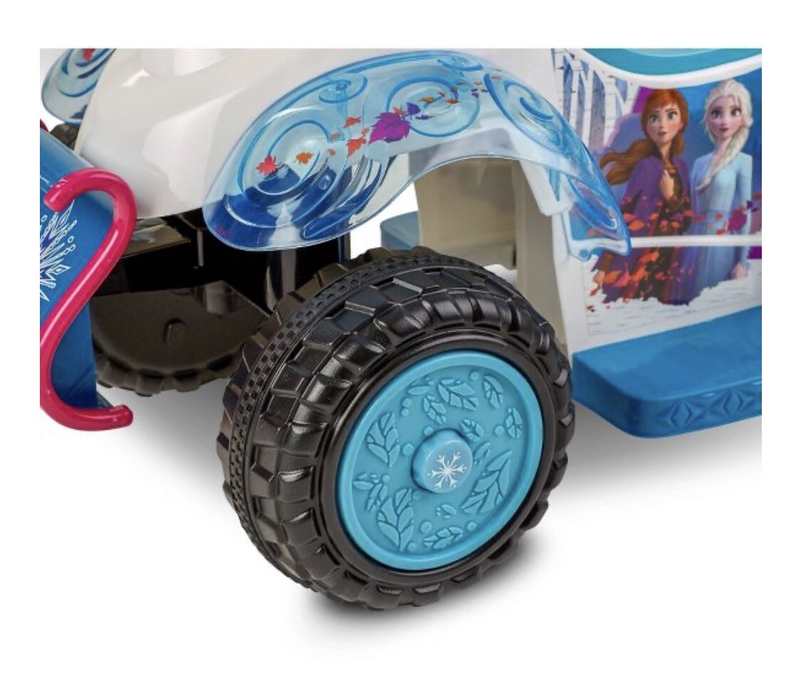 Disney Frozen 2 Kid Trax Sing and Ride On Toy for Toddler 6V Quad Kids 4 Wheels