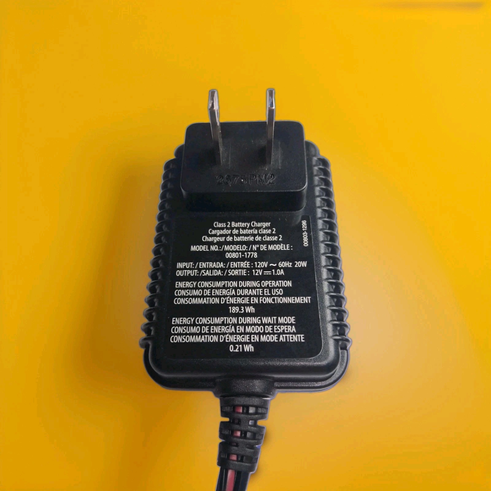 SafeAMP 12-Volt Charger for Power Wheels SA-CPW12 Fisher-Price Safe Amp Battery
