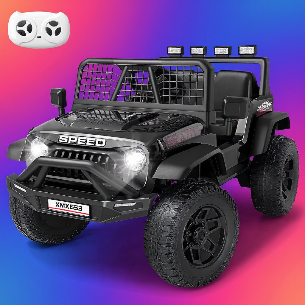 24V Ride on Car with Remote Control Toddler Electric Car 2×100W Strong Motors