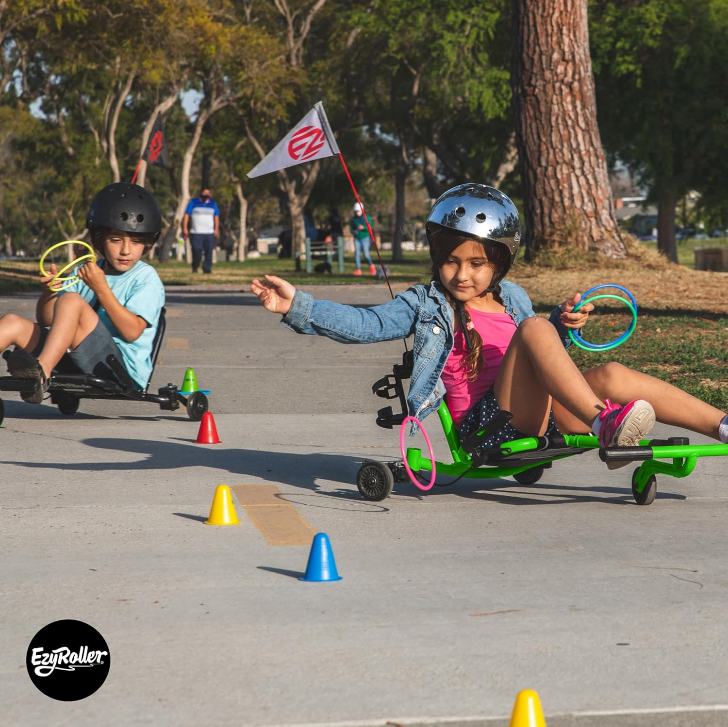 Drifter X Ride on Toy for Kids, Ages 4-12, up to 154 Lbs – Green