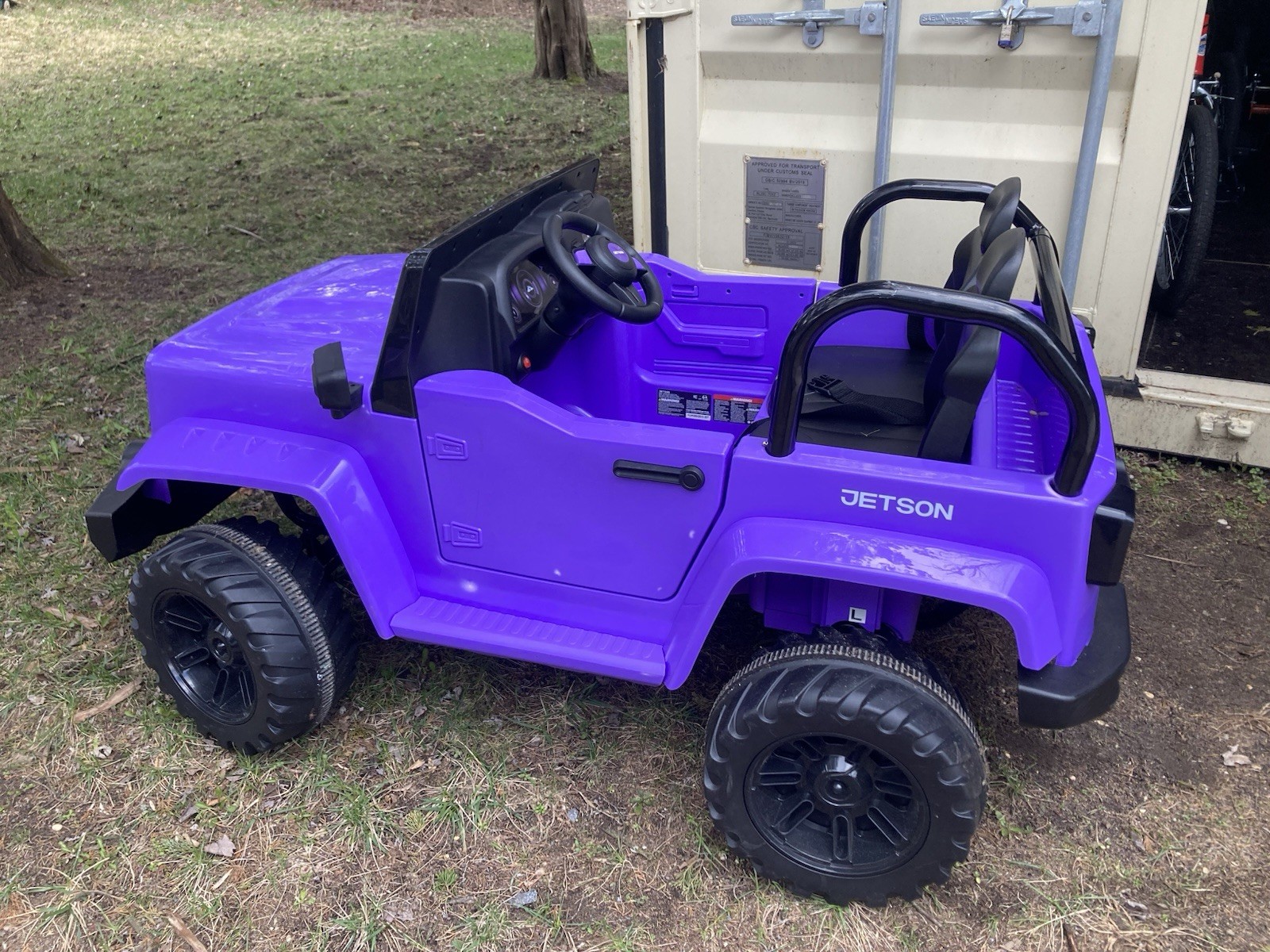 Jetson Kids Jeep Electric 2 Seat Ride-On Car – Purple. + Remote. See Description