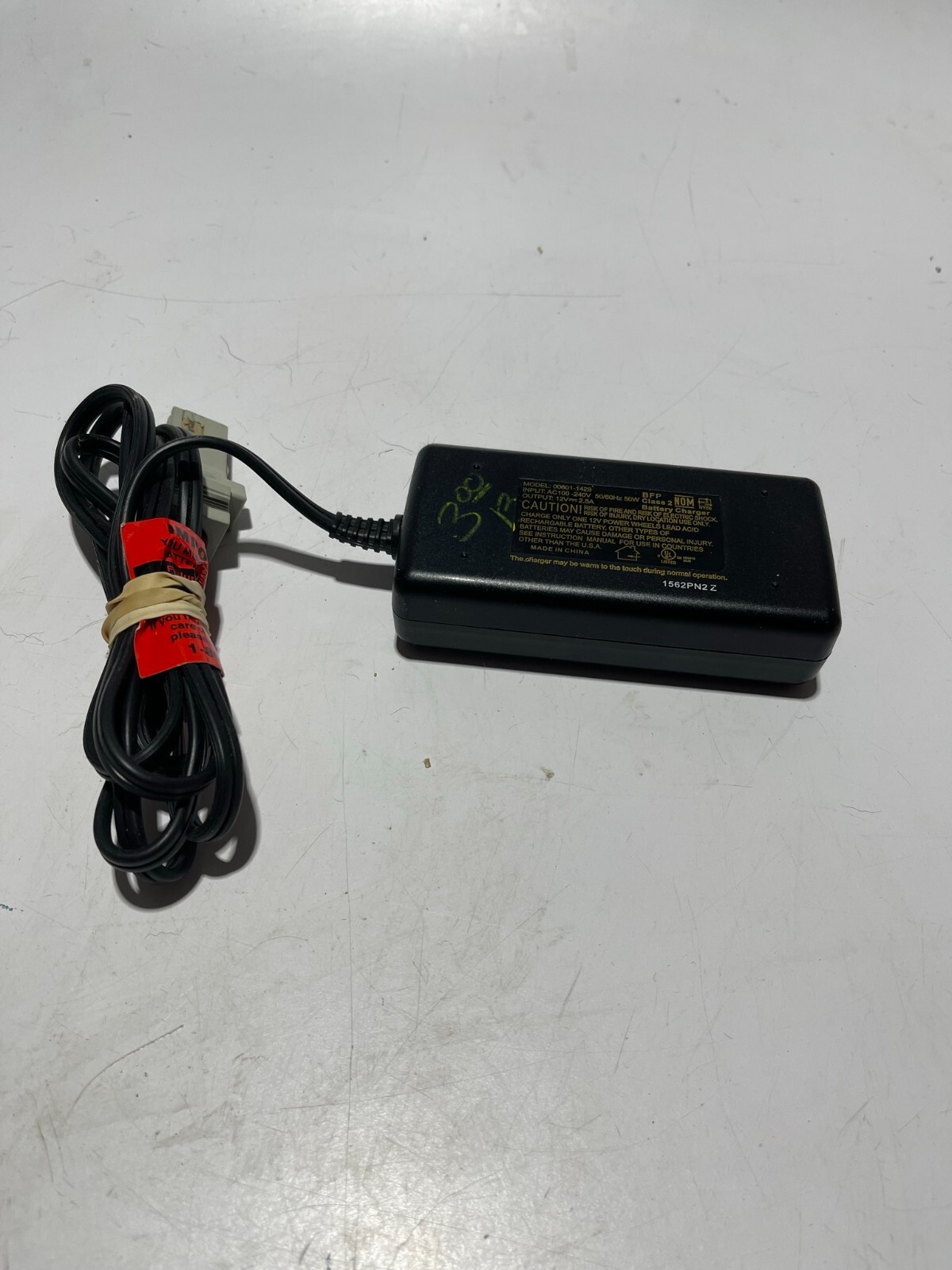 OEM Power Wheels Fisher Price 12 Volt Quick Charger Battery 00801-1429 12V 2.5A