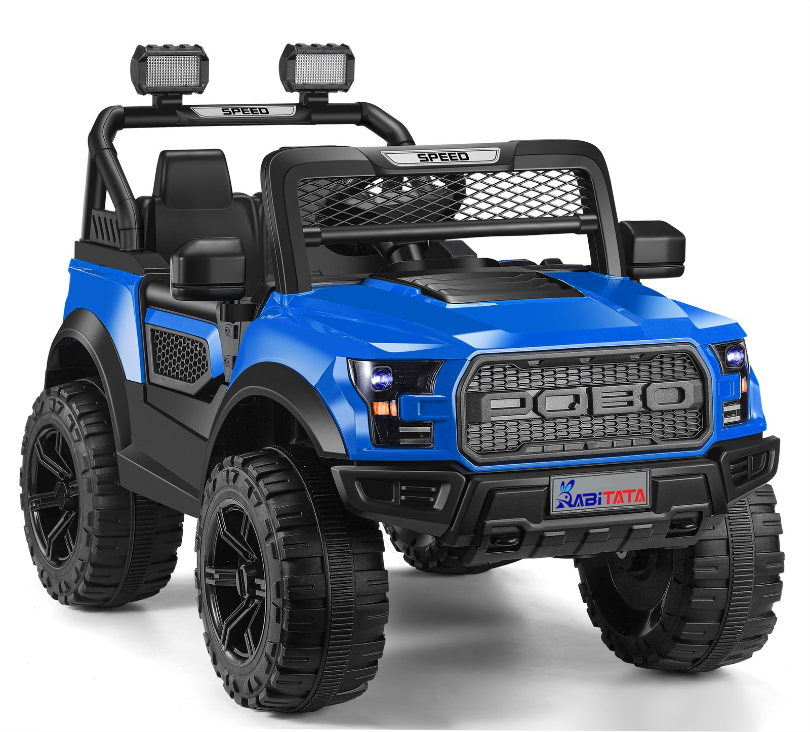 12V Kids Electric Ride On Car 2 Motors Off Road RC LED Music Swing 4WSA 3-8Y