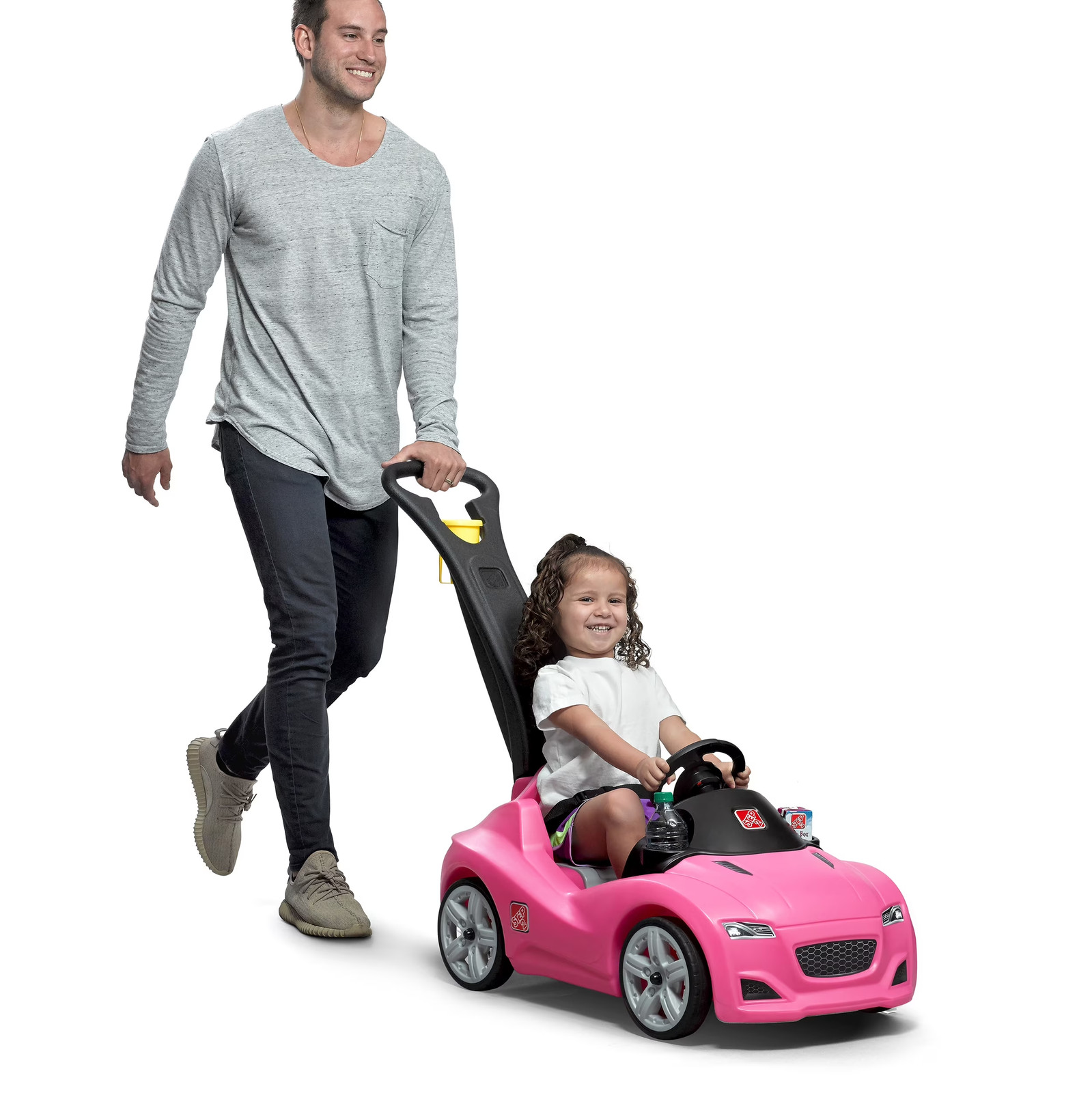 Kids Ride On Toy Toddler Push Car Cup Holder Portable Choose Your Color