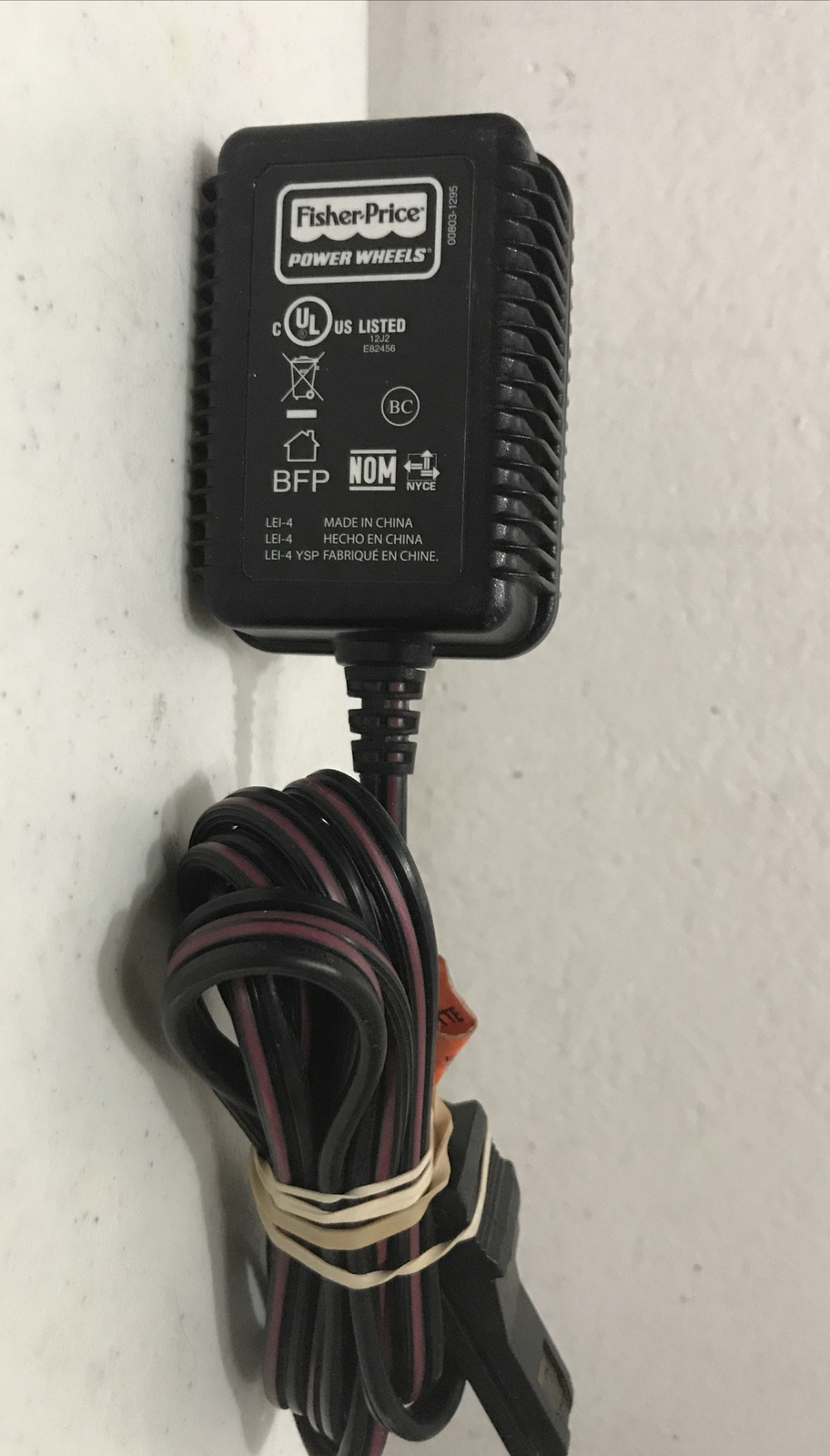 Fisher Price Power Wheels 00803-1295 12V Battery Charger Tested Works FastShip