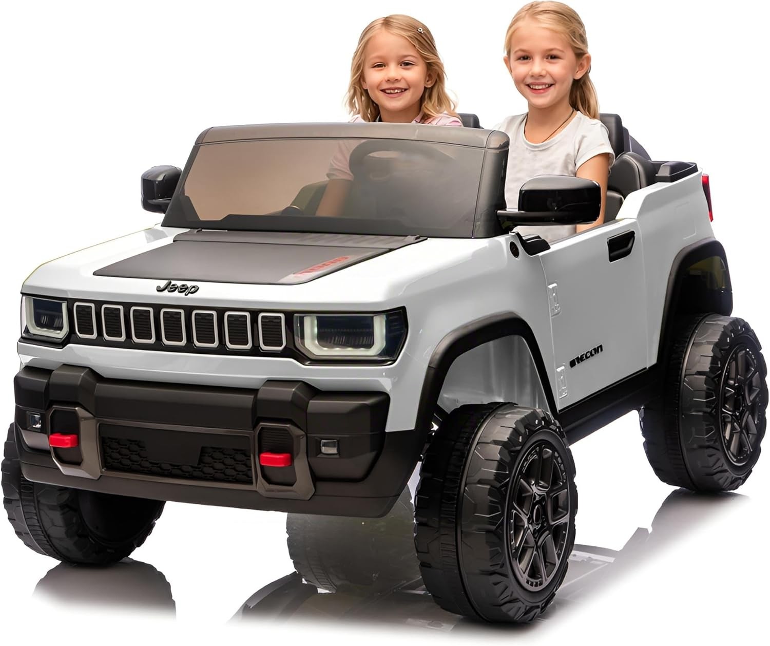 24V 2 Seater Kids Ride on Car Electric Truck Toys for Big Kids Ages 3-8