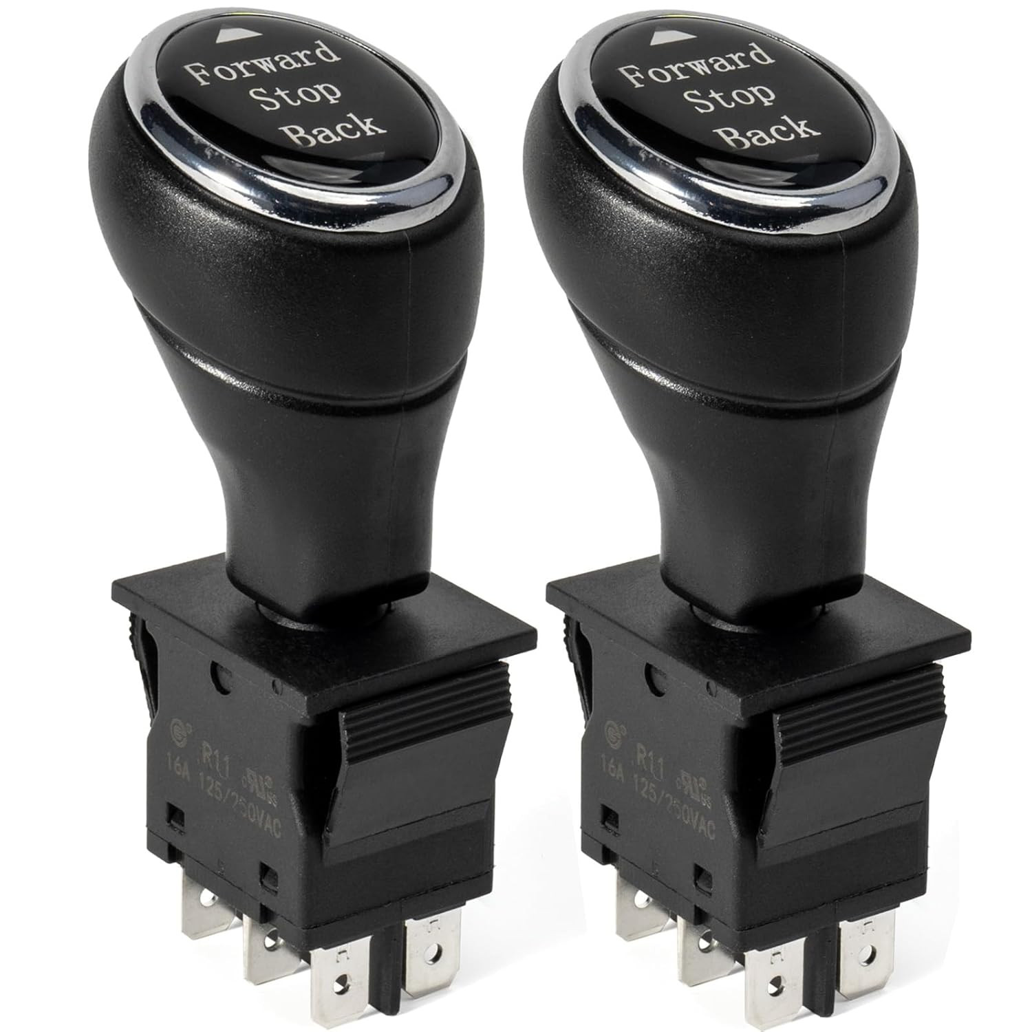 2 Pcs 6V 12Volt 24V Compatible with Power Wheels Forward Stop Back Shift Switch