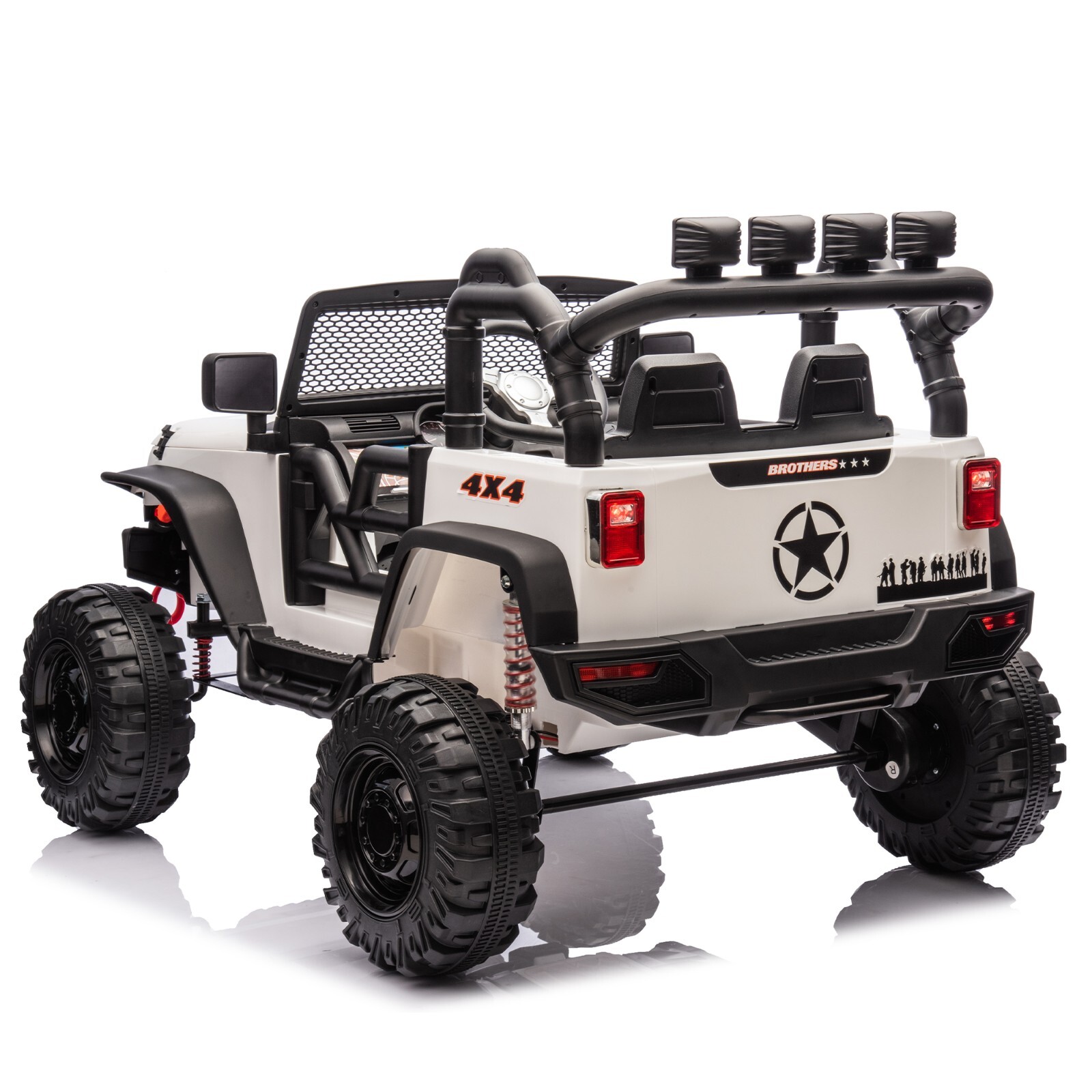 2 Seaters Ride on Car for Kids 24V Electric Truck Toy with Remote Control 400W