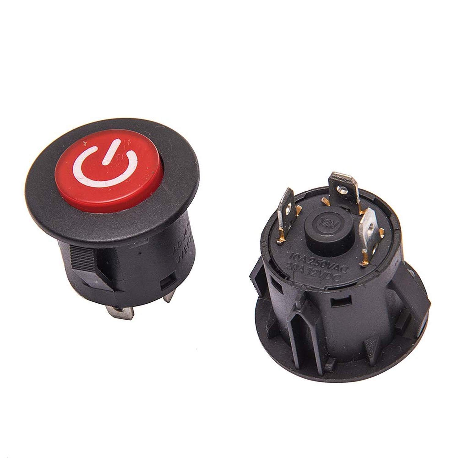 Power Switch Button Start Switch Replacement Accessory, for 20A 12VDC Applica…