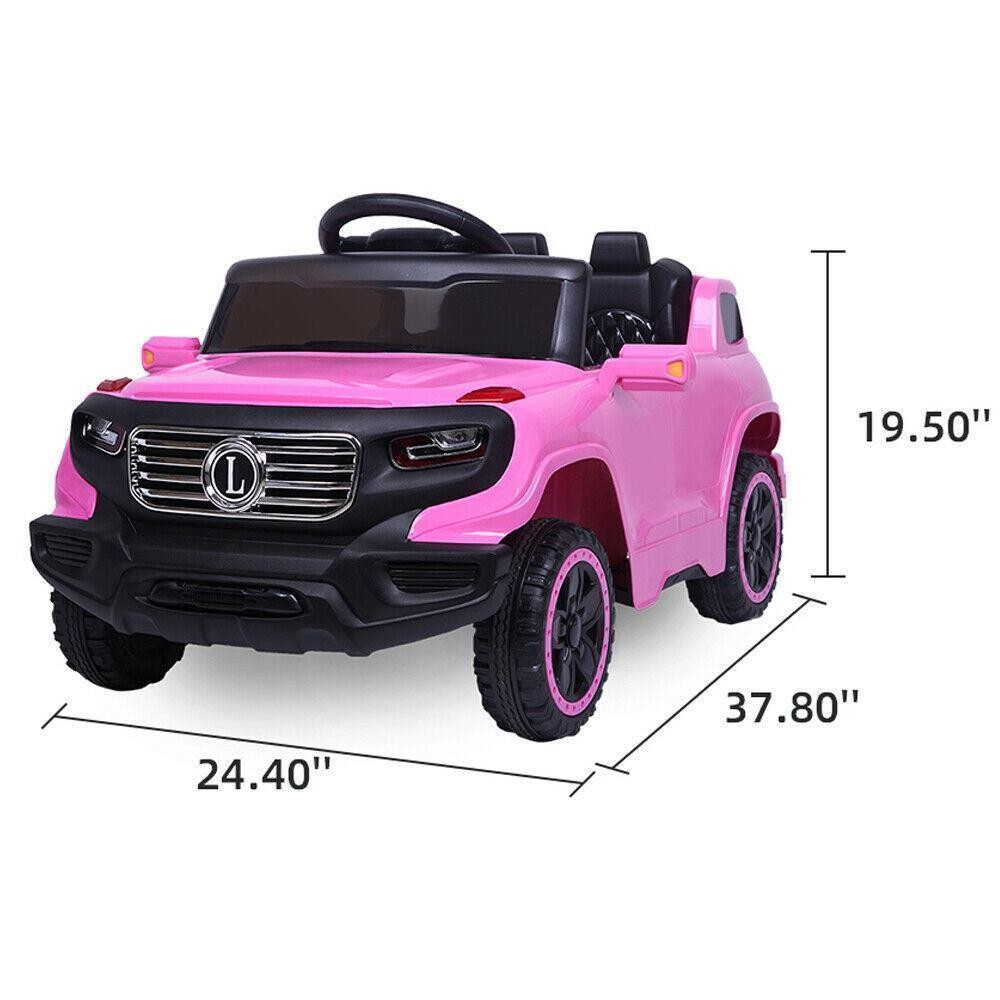 Adjustable Seat Belt Kids Ride on Car Toys Gift Electric Power 4 Wheels Remote