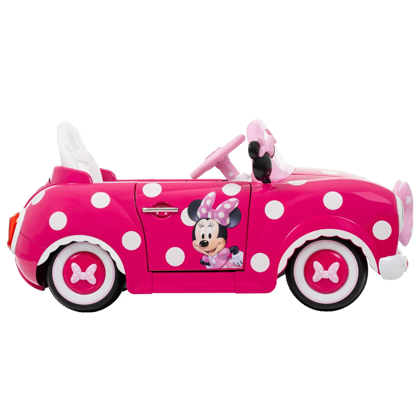Huffy Minnie Mouse 6V Battery-Powered Ride-On Car for Kids Ages 3+