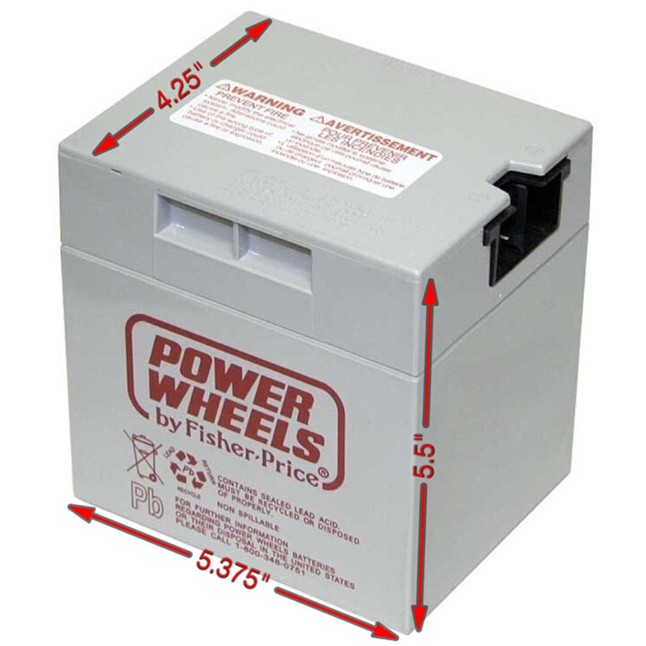 Power Wheels Mustang Battery 12v Fisher Price Mustang 12v Battery 1 Year Warrnty