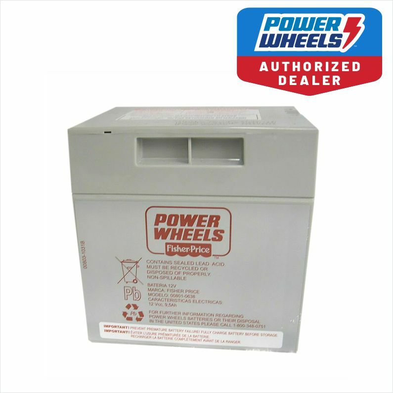 Power Wheels X6833 Fisher Price Hot Wheels Jeep 12 Volt Gray Battery Genuine