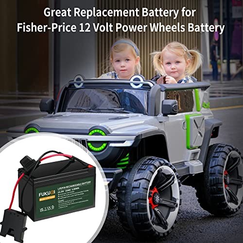 2000 Cycles Replacement Battery Compatible with Fisher-Price Power Wheels 12