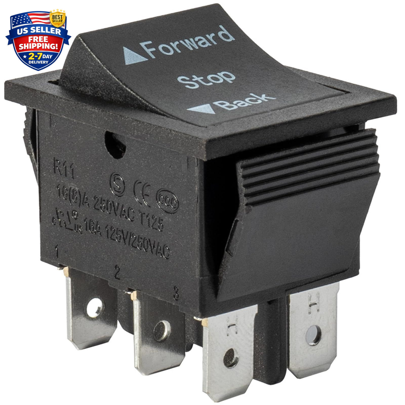 2 Pcs Universal 6V 12V 24V Forward Reverse Switch Compatible with Power Wheels