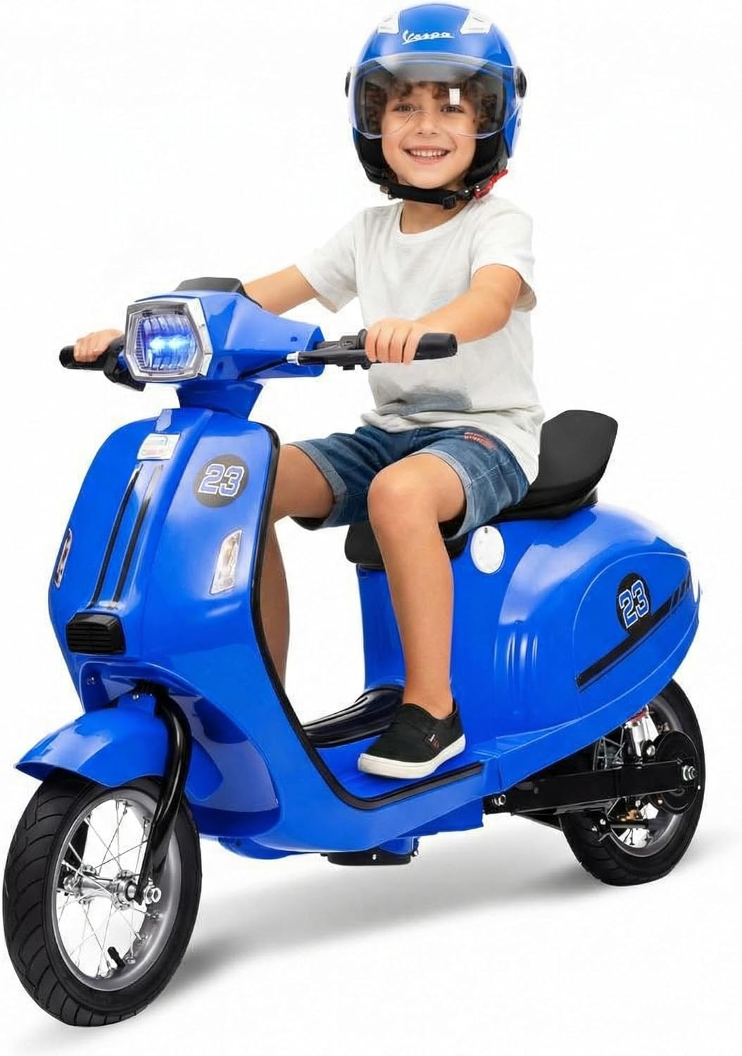 Kids Motorcycle,24V Children Moped,Electric Scooter,Ride On Toys for 8-14 Years