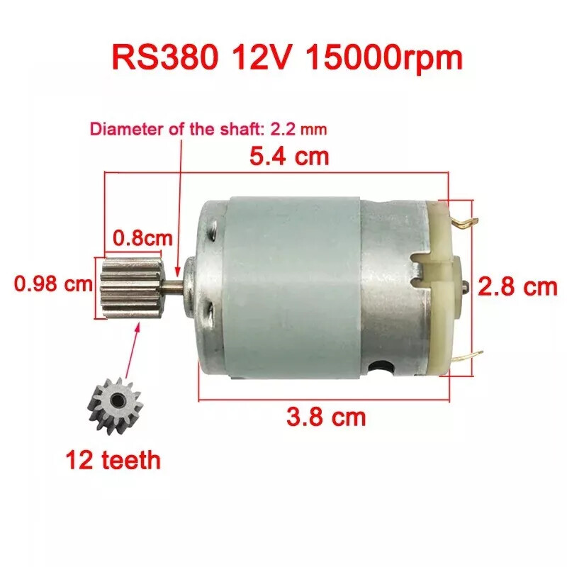 555 24V Motors For Children Electric Car Toy DL 555-C 24V High Speed High Power