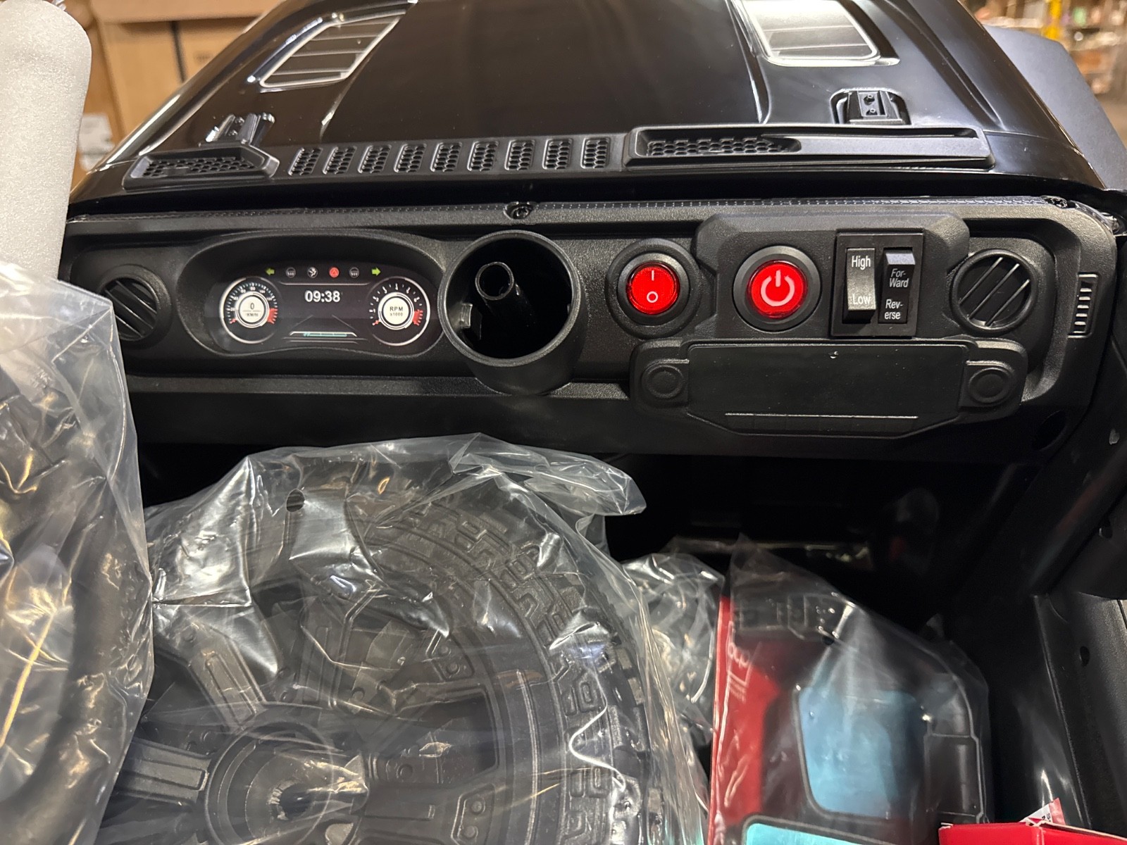 BCP- 6V Kids Ride-On Truck Car w/ Parent Remote Control, 4-W Suspension (Black)