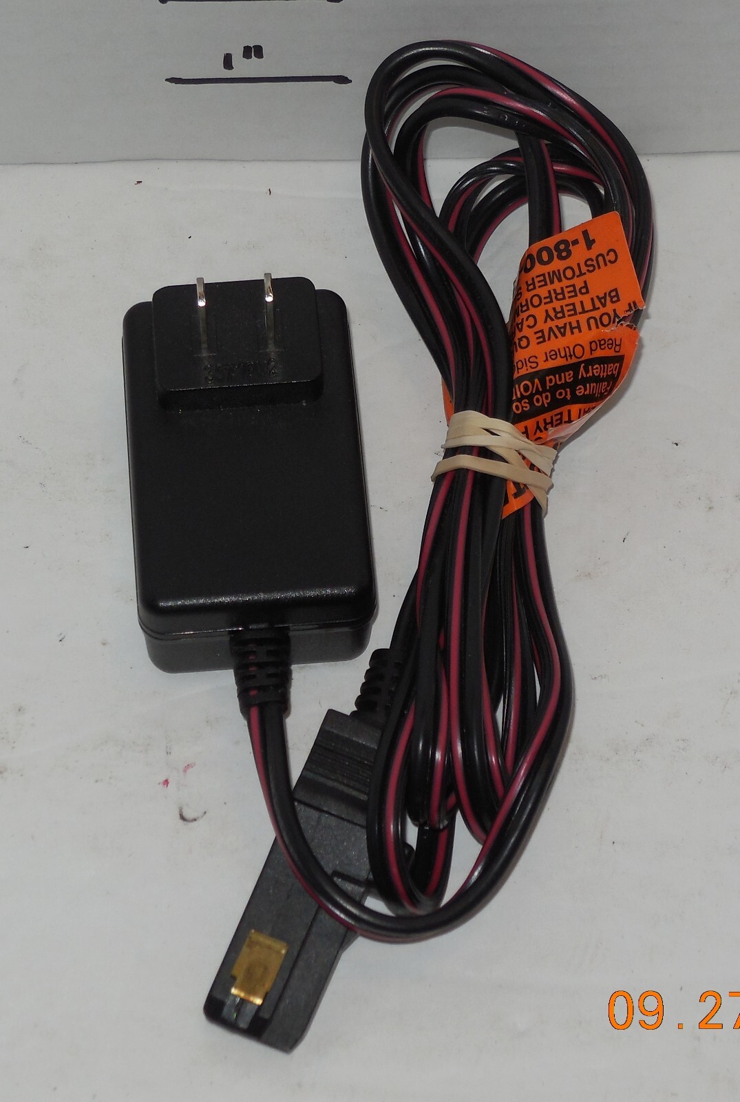 FISHER PRICE POWER WHEELS OEM Charging Cord Model 00801-1778 12 V