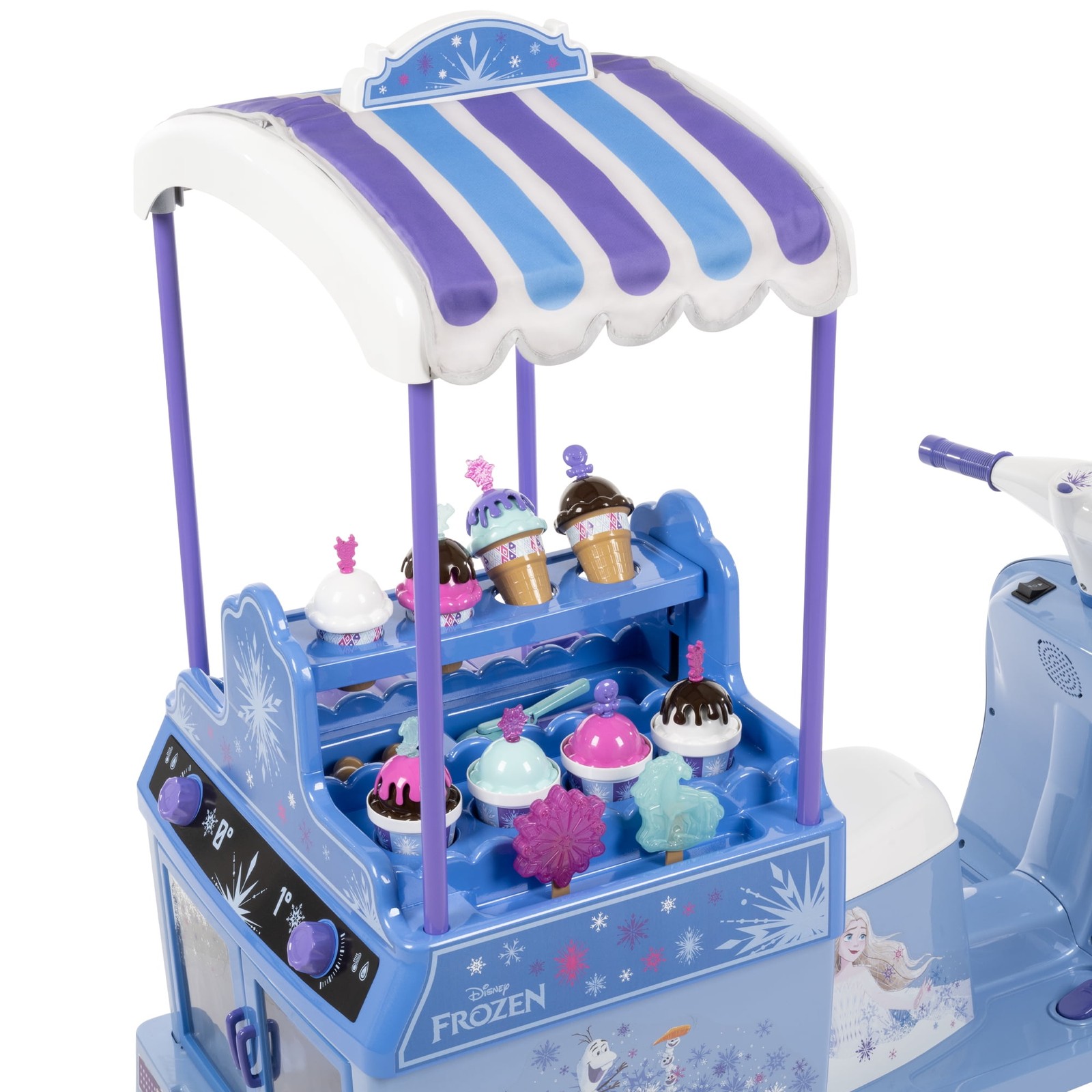 Frozen Ice Cream Cart, Battery Ride-On Toy, Ice Cream Toys