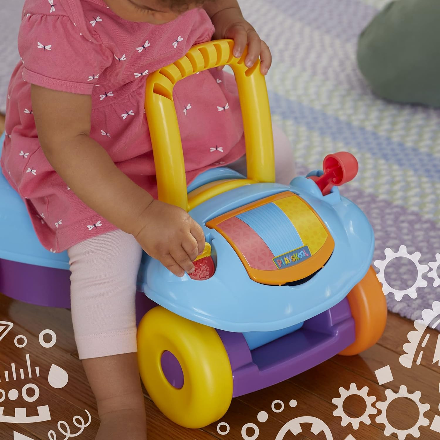 Step Start Walk ‘N Ride Active 2-In-1 Ride-On and Walker Toy for Toddlers and…