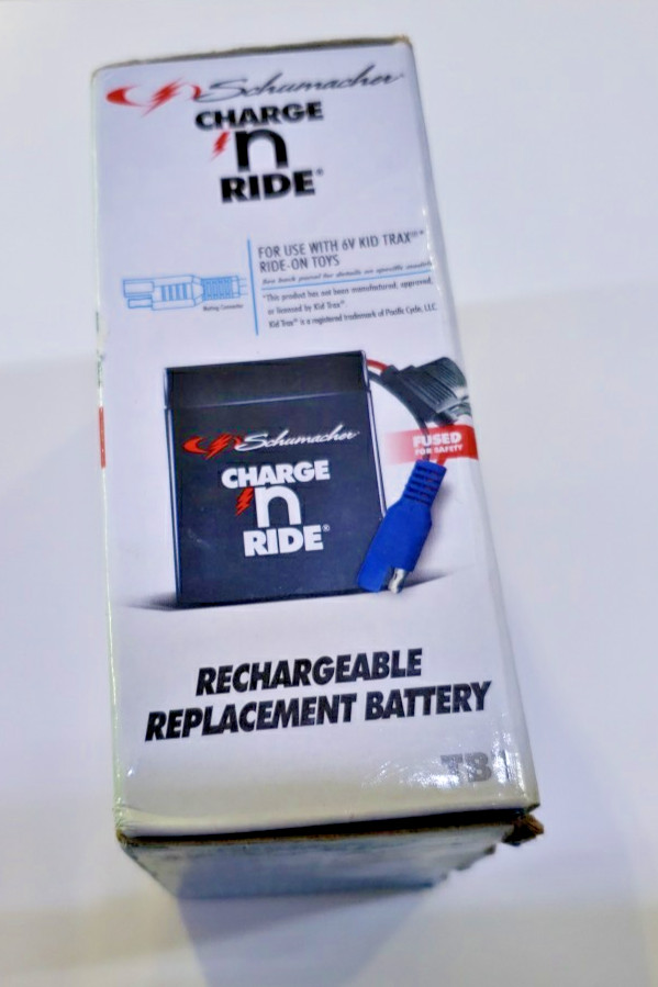 Schumacher Charge N Ride TB1 Rechargeable Replacement Battery 4.5Ah 6V