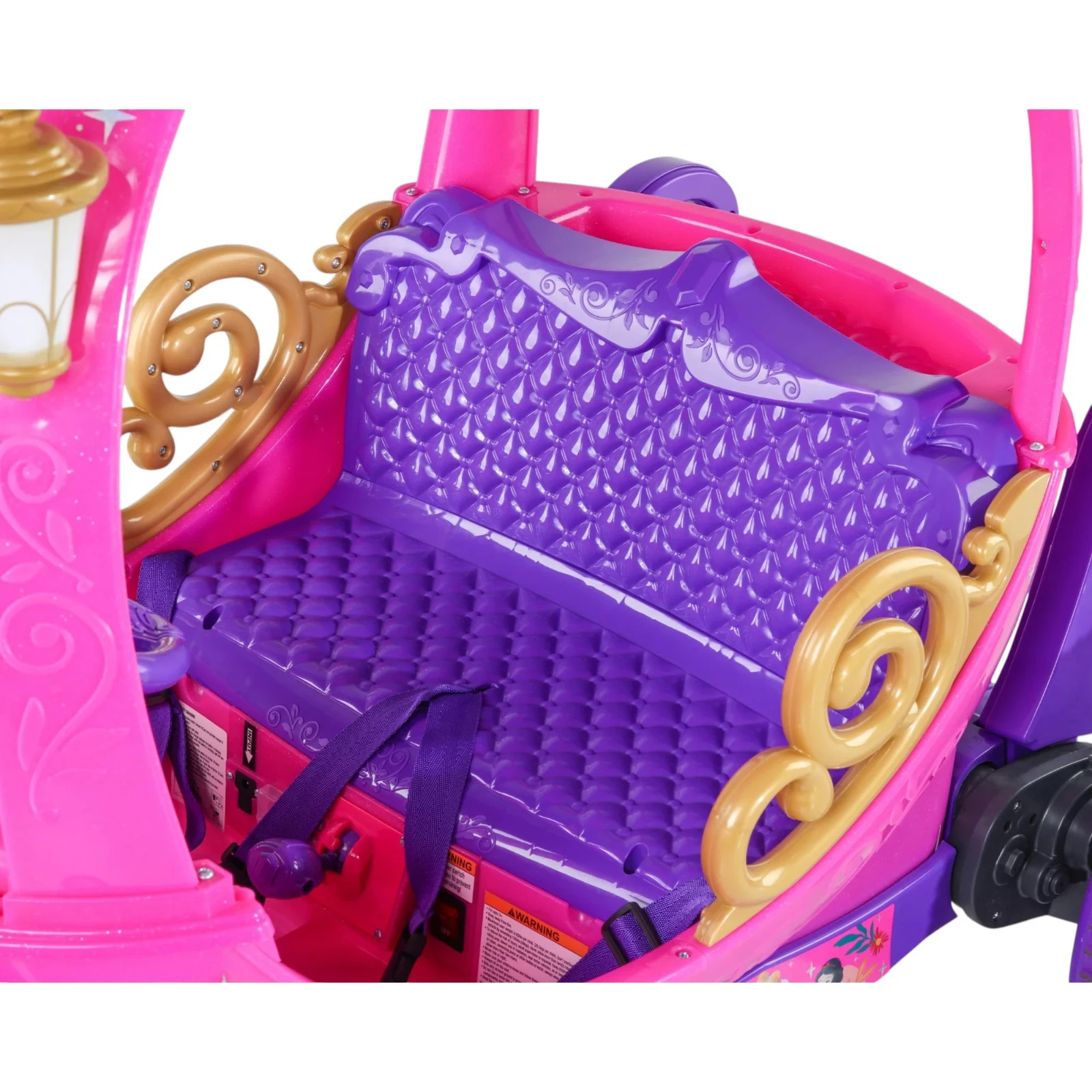 Enchanted Disney Princess Ride-On Carriage 24V W/ Sounds & Remote GIFT For Girls