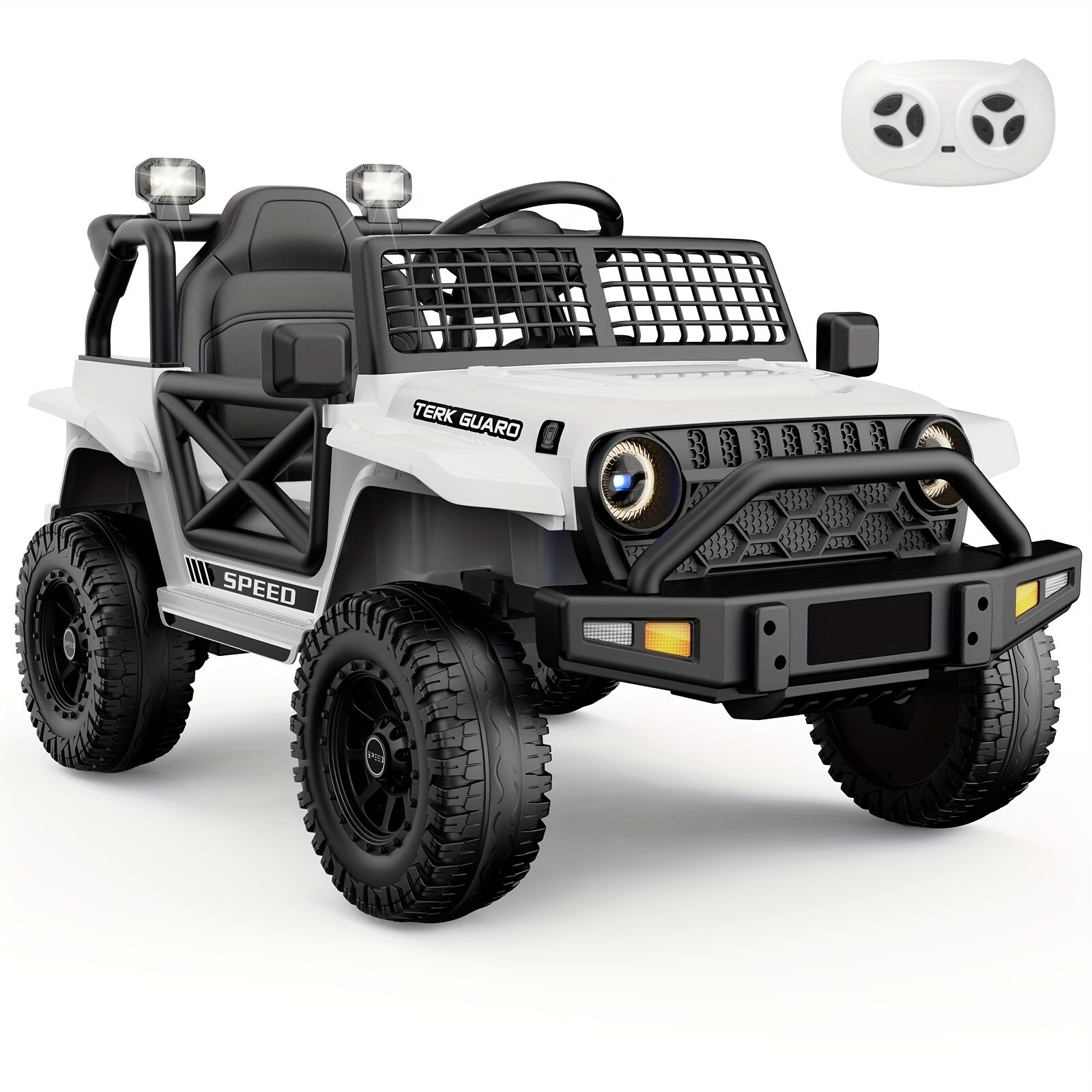 12V Kids Ride on Toy Electric Car Battery Power Wheel Jeep w/Remote Control LED