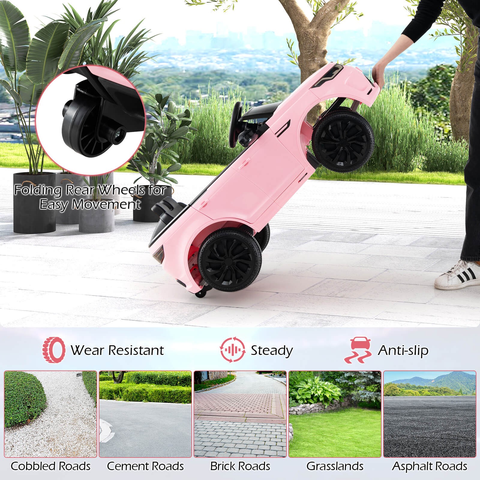 12V Kids Ride On Car Licensed Land Rover Electric Vehicle w/ Remote Control