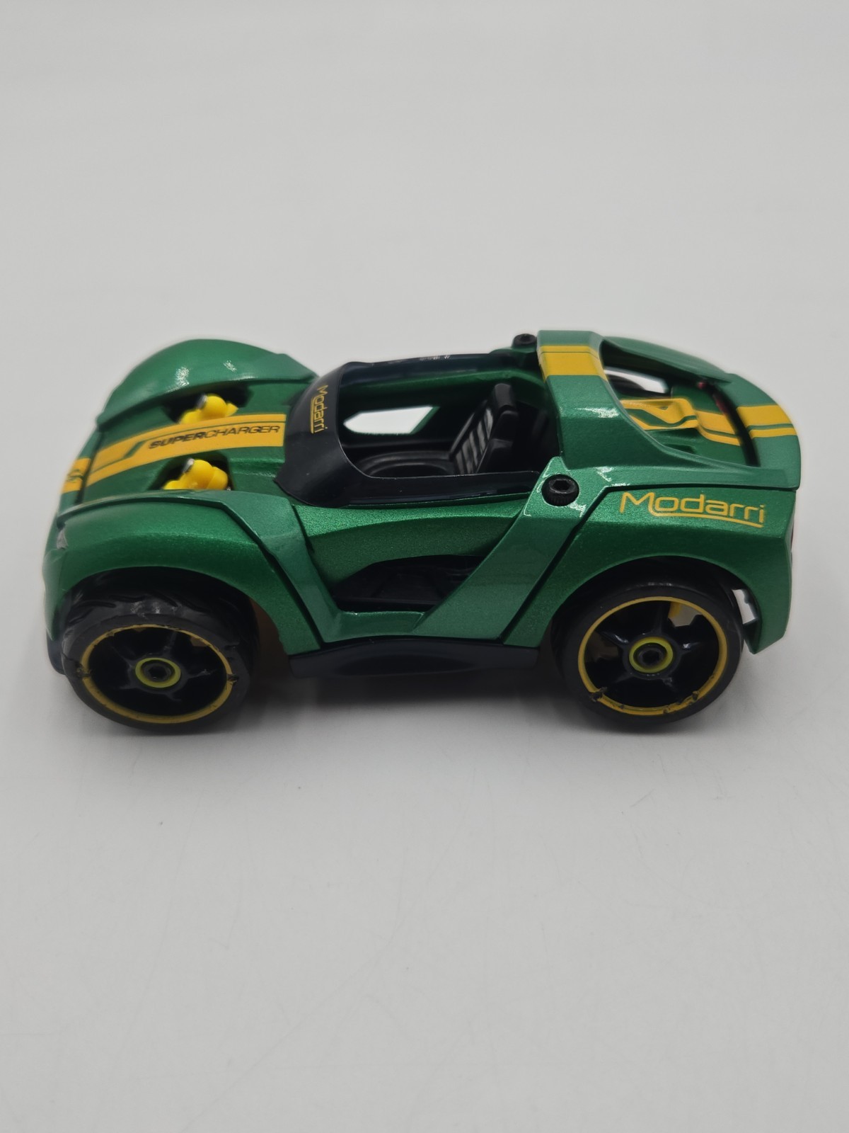 Modarri Green Supercharged Toy Car Modular Build Car Racing Vehicle Kids Toy