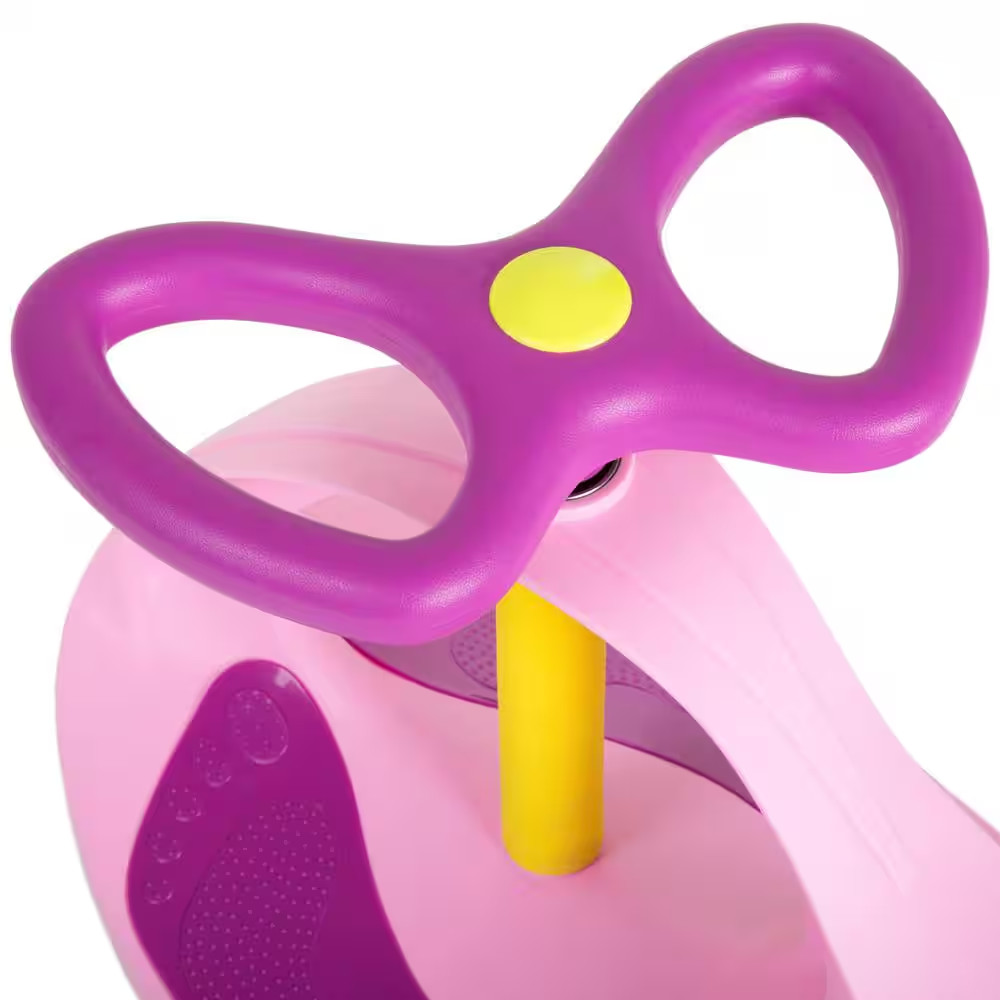 Ride On Wiggle Car Kids Toy Pink Purple Indoor Outdoor Twist Go Durable Fun
