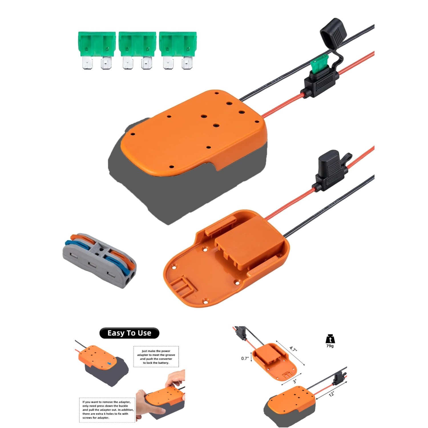Plug-and-Play Ridgid 18V Battery Adapter for Enhanced Power Wheels Performance