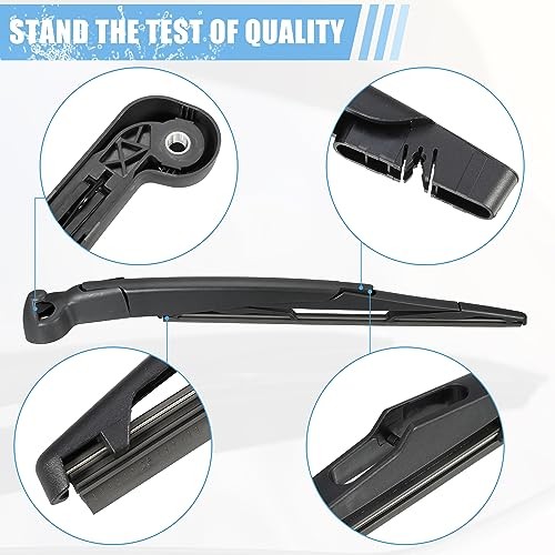 Rear Windshield Wiper Blade Arm Replacement Set Quality Fit for Jeep