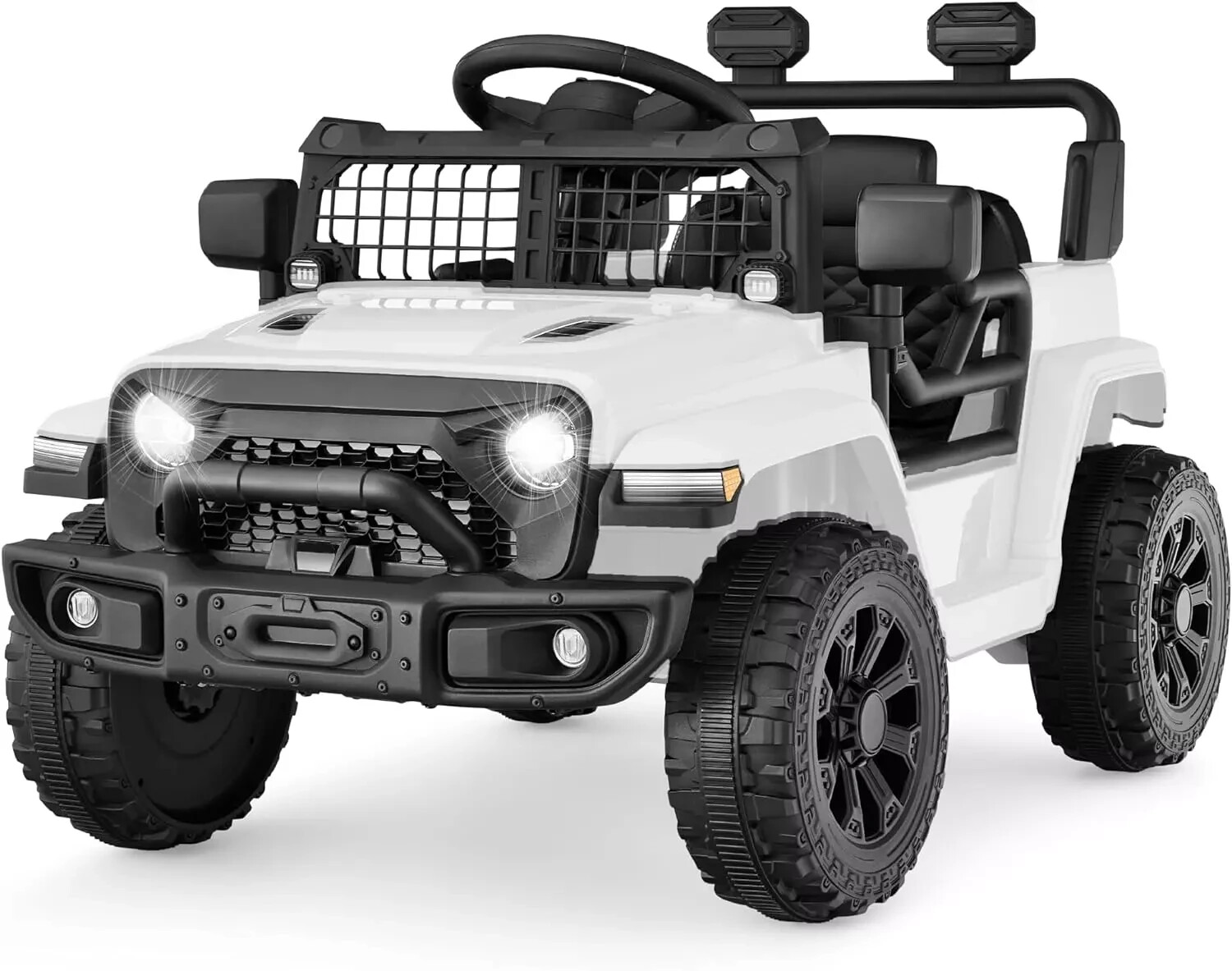 Carro Electrico Para Niños De 3 A 5 Años Montar Manejar Y Jugar Con Luces NUEVO