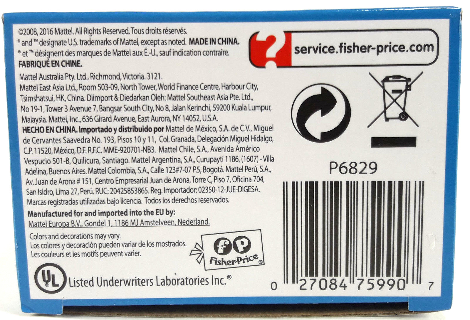 Power Wheels Toddler 6-Volt Charger – New In Box – 00801-1781 – Charges Blue 6V