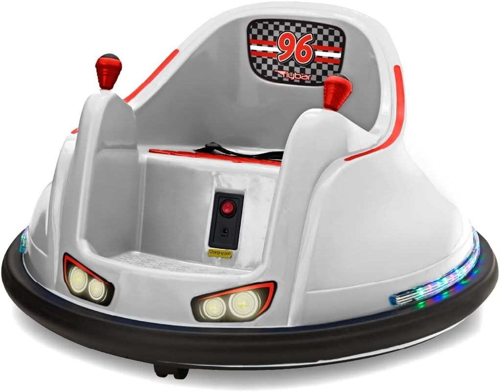 Flybar FunPark 6V Bumper Car for Toddlers, Kids, Toddler, Electric