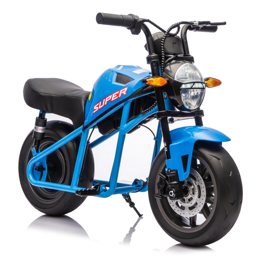 24V300W Kids XL Electric Toy Muscle Motorcycle 11.18MPH Dual Suspension