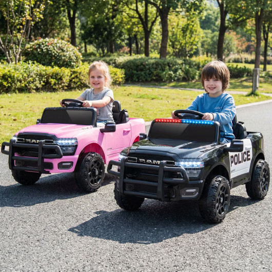 12V Kids Ride-On Truck Licensed RAM 3500 Battery Powered Car w/ Remote Control