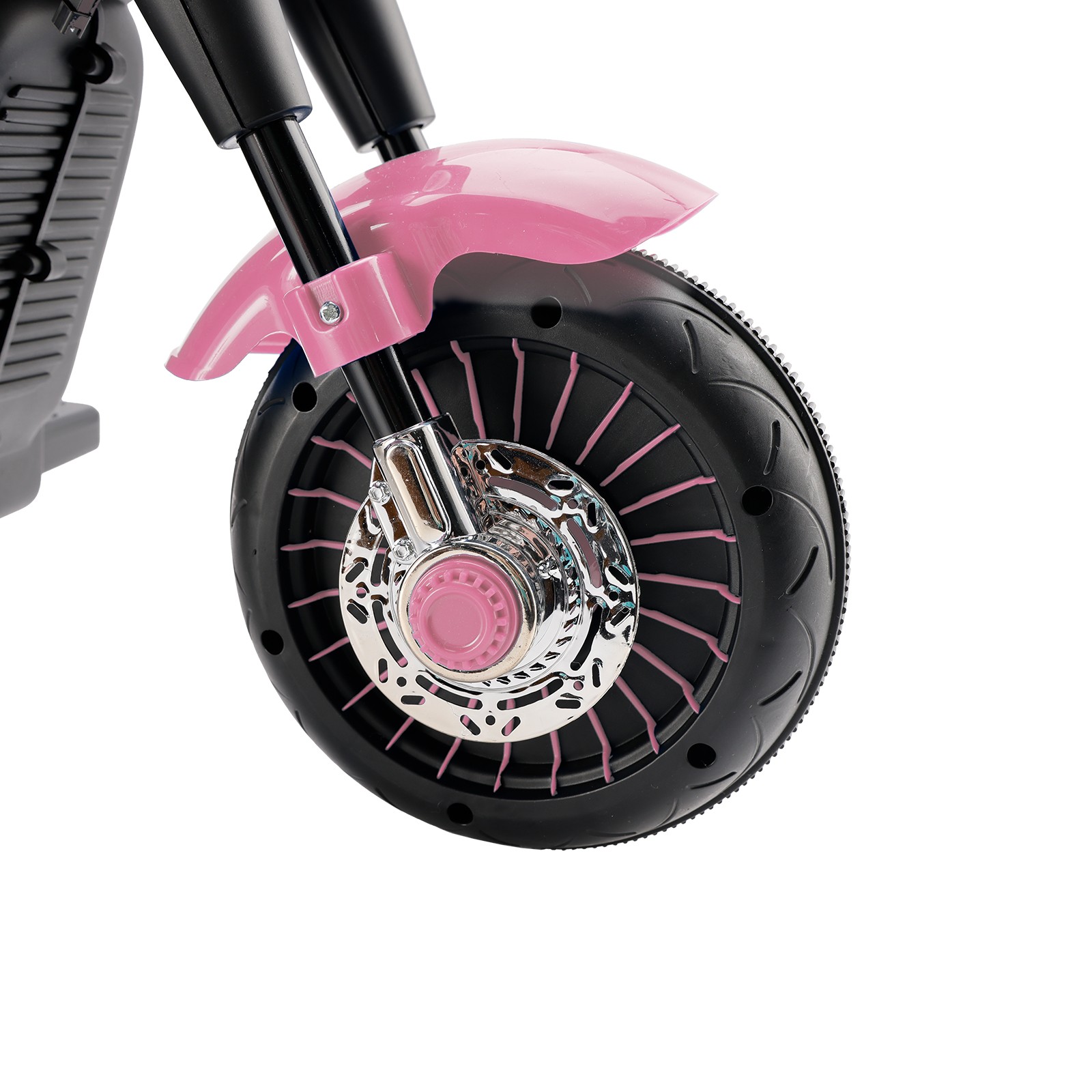 3Wheel 6V Kid Ride On Motorcycle Electric Toy w/ Colorful Light And Music Pink