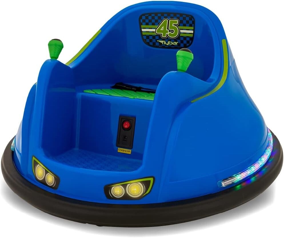 Flybar FunPark 6V Bumper Car for Toddlers, Kids, Toddler, Electric