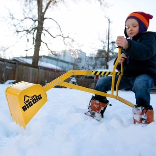 Excavator Ride-On Toy for Kids 3+, 360° Rotating Sandbox Digger – Outdoor Fun