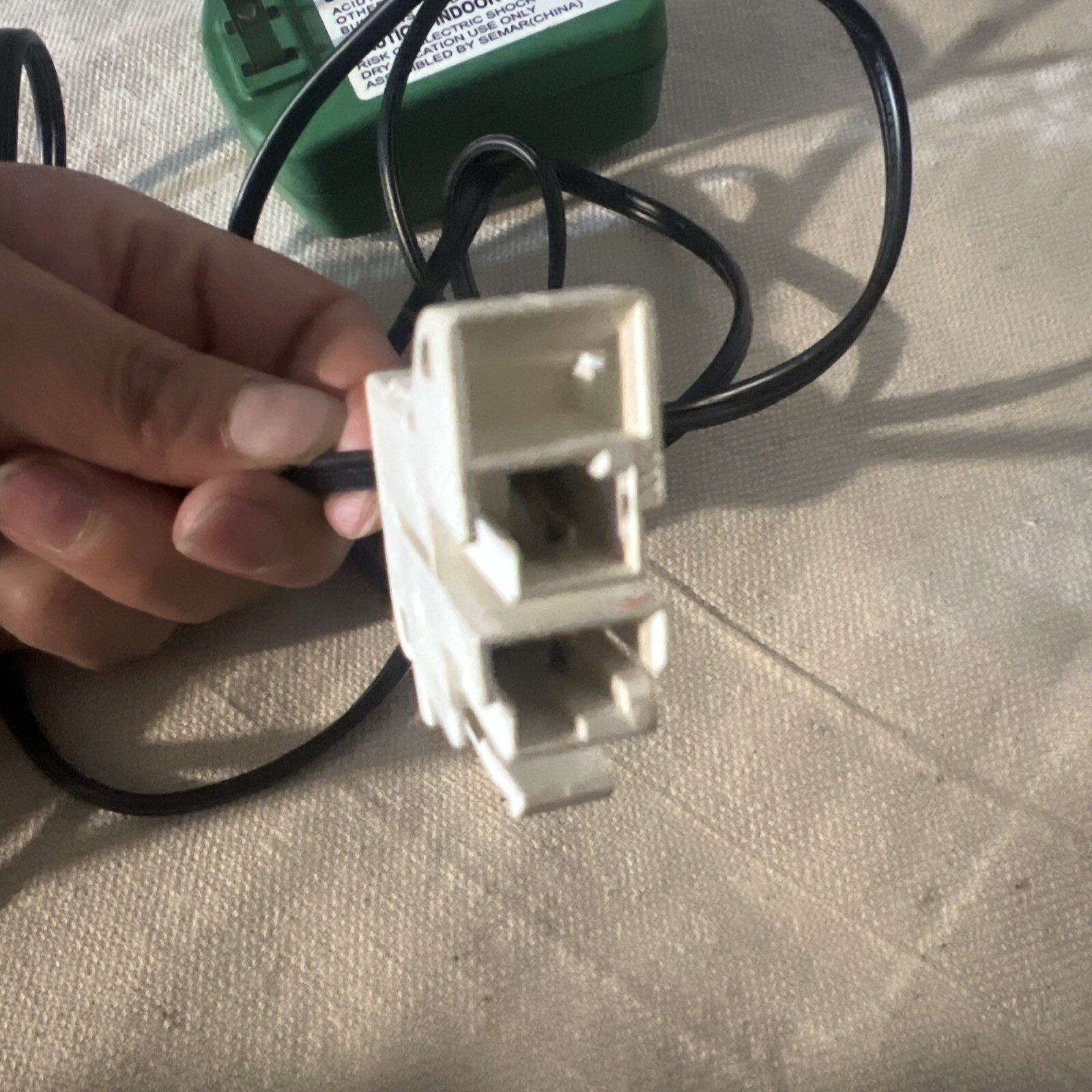 OEM Peg Perego 6V Green Battery Charger 25200012 AC Adapter Plug Thomas Train
