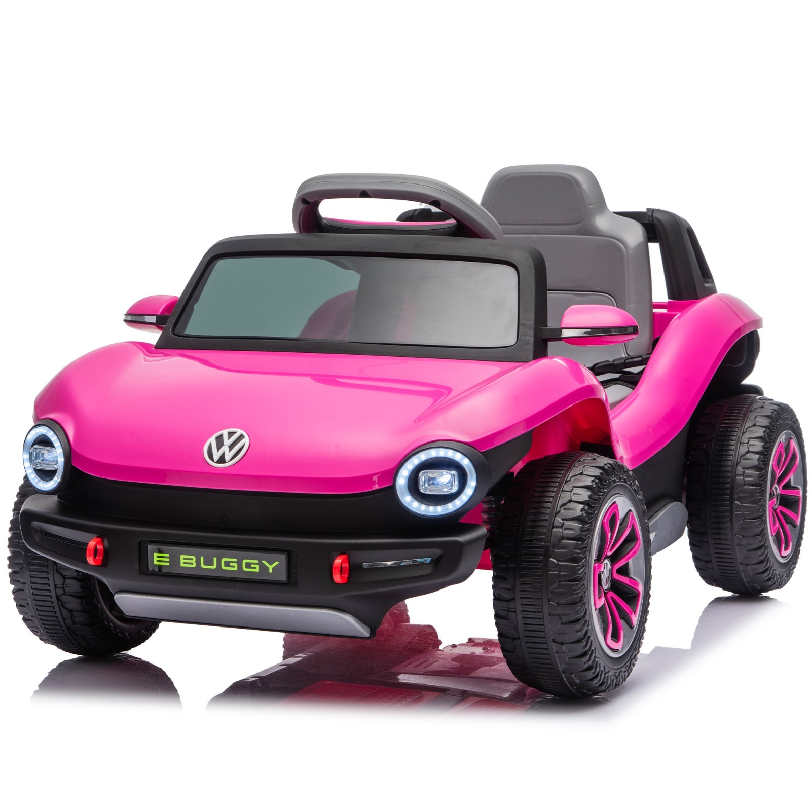 12V Kids Ride On Car w/Remote Licensed Volkswagen Beetle Electric Car 1.5-2.5MPH