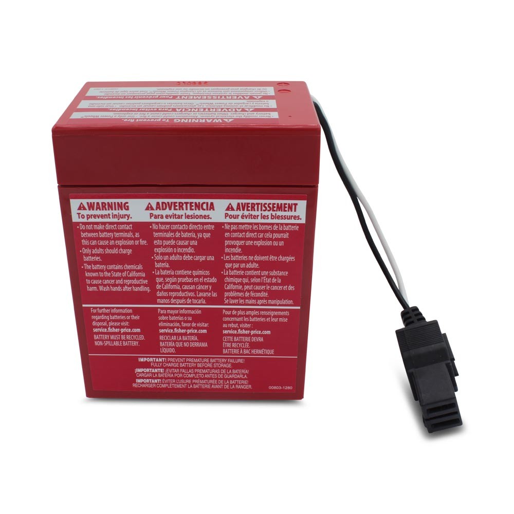 Replacement Battery For FISHER PRICE KAWASAKI NINJA ATV POWER WHEELS BATTERY