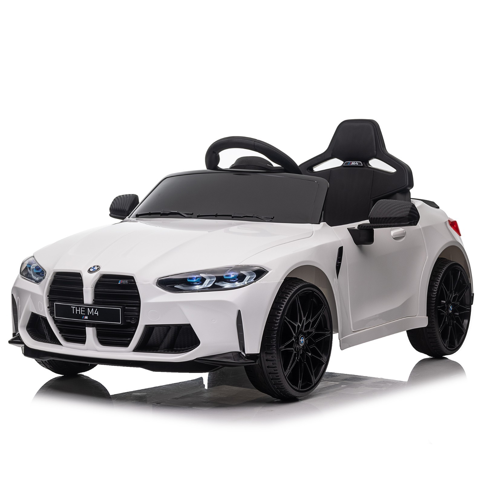 12V Kids Ride-On Car w/ Remote, 3 Speeds, Bluetooth, LED Lights, MP3, Portable
