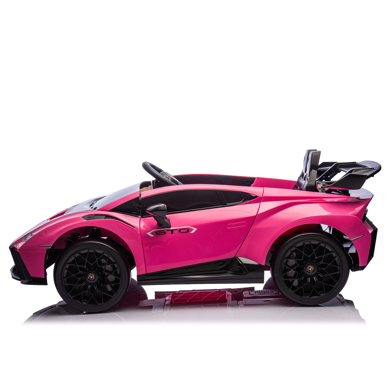 24V Kids Electric Ride On Drift Car Lamborghini Huracan Sto Speeds 1.86-5.59 MPH
