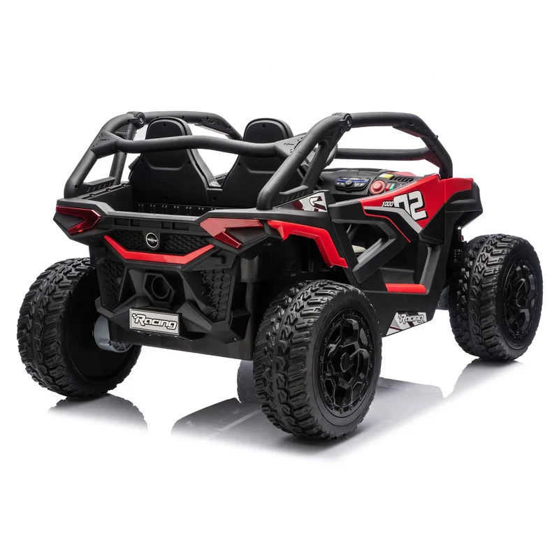 24V 4WD KIDS RIDE ON UTV CAR 4 POWERFUL MOTORS,TWO SEATER,EVA TIRES LIGHTS+ R/C