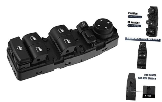 Driver Master Power Window Switch 61319362107 for BMW X3 F25 X4 F26 2013-2017